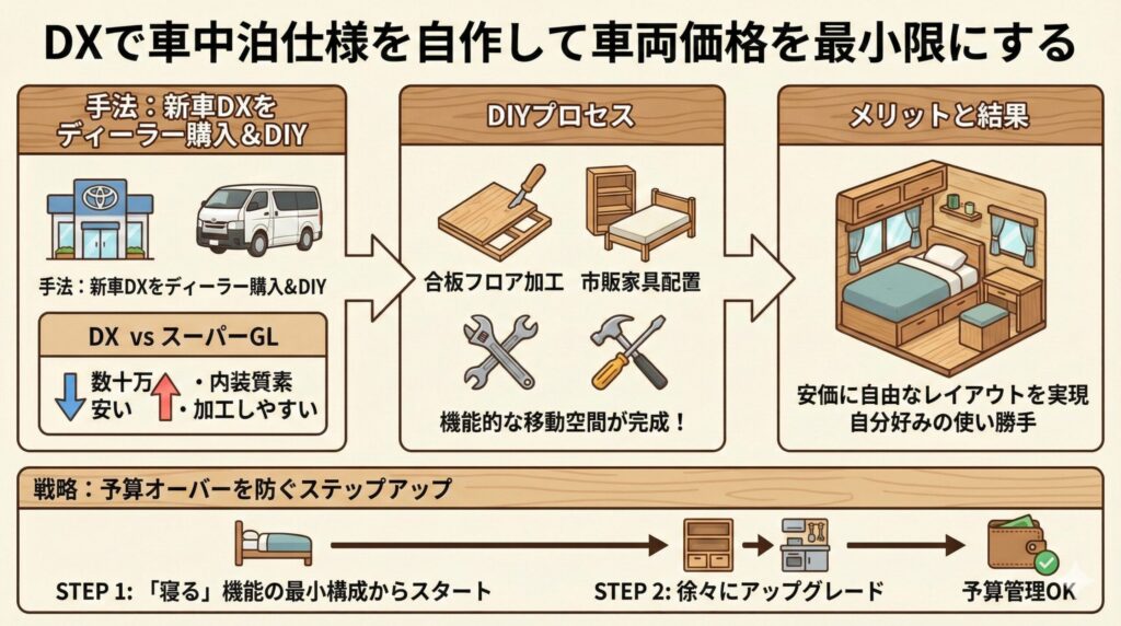 ハイエースのキャンピングカー新車が安い_6