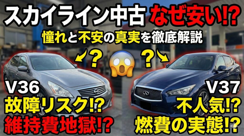 スカイライン中古車が安い理由！_7