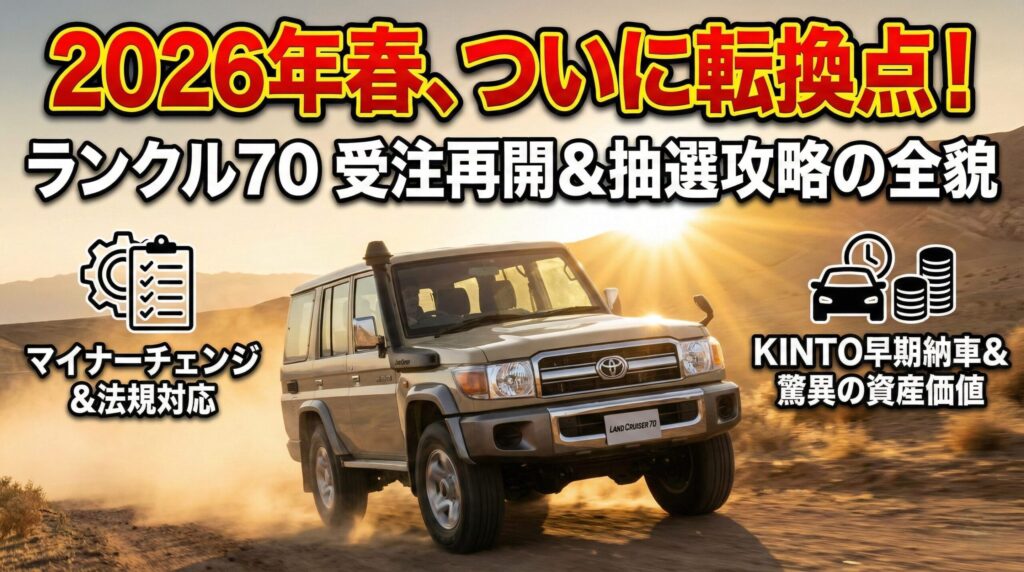 ランクル70抽選販売！次回の最新情報_8