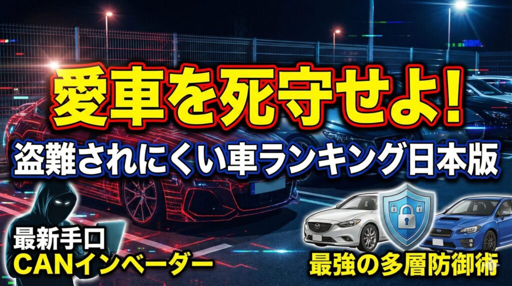 盗難されにくい車ランキング日本版【2026】_7