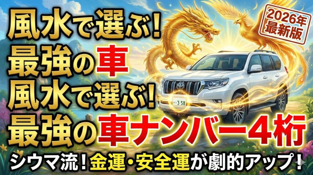 風水で良い車のナンバー4桁_1