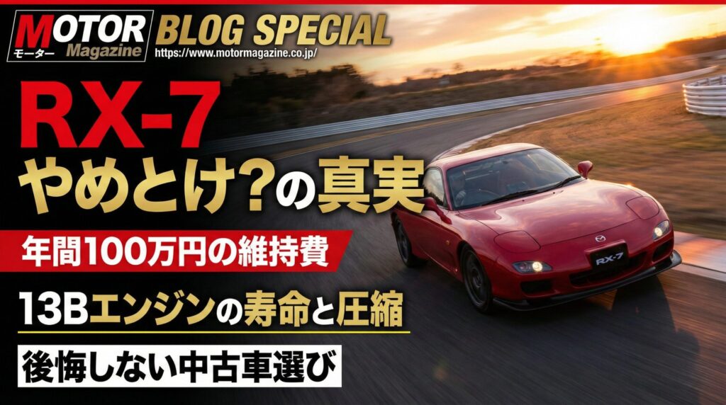 RX7はやめとけ？噂の理由は？