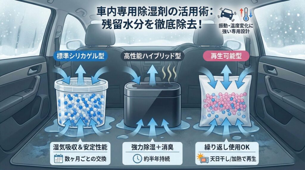 フロントガラスの凍結防止は内側から攻める！_7