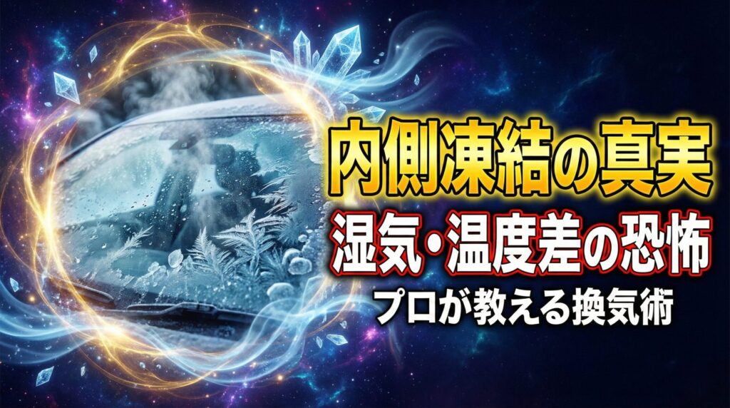 フロントガラスの凍結防止は内側から攻める！_1