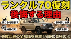 ランクル70復刻版で後悔する？