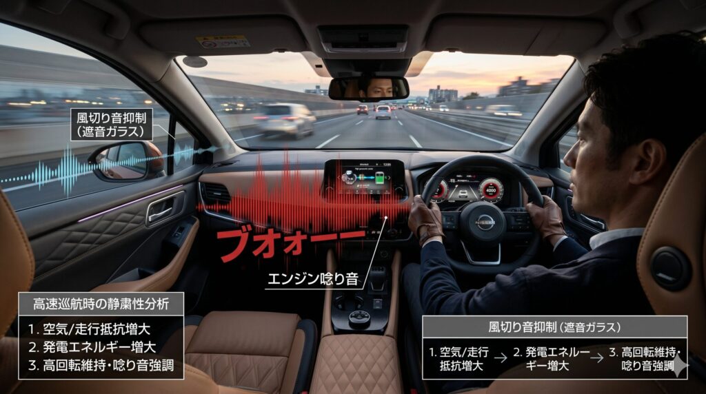 日産オーラはうるさいのか？_3