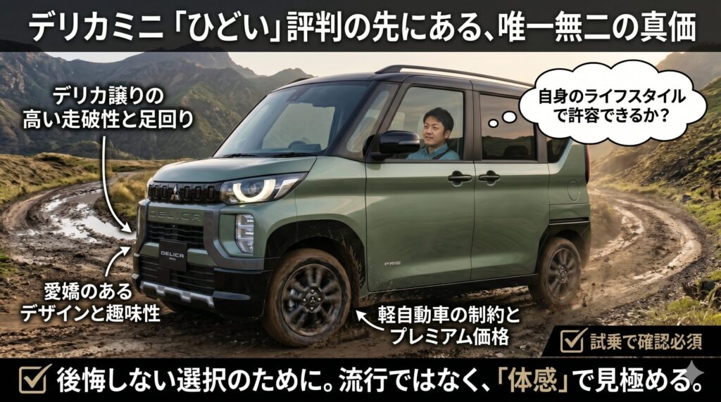 デリカミニがひどいと言われる理由！_7
